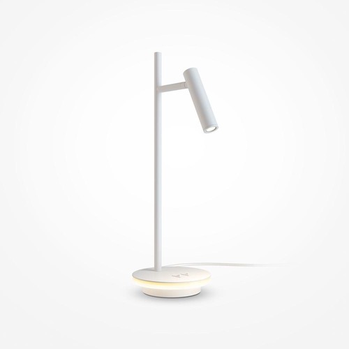 Stolní lampy dekorační - M Z010TL-L8W3K Stolní lampa Estudo 3000K 8W teplá bílá 550lm bílý kov - MAYTONI - foto 1
