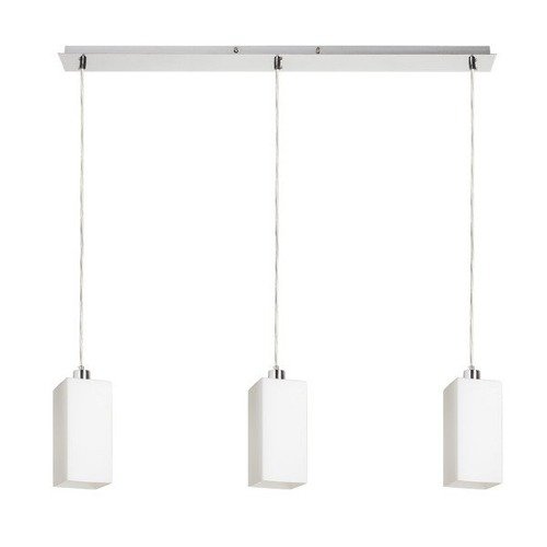 Vícečetná - RED R14027 LIZ III 80 závěsná opálové sklo/matný nikl 230V E27 3x11W - RED - DESIGN RENDL - foto 1