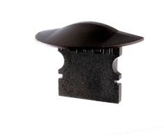 Krytky pro Al profily - IMPR 978622 Koncovka F-ET-02-08 černá 23 mm 2 ks - LIGHT IMPRESSIONS