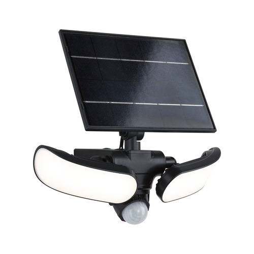 Nástěnná - P 94610 Solární LED osvětlení zdí Sonlig pohybové čidlo (IR) IP65 hranaté 286x137mm 3000K 2x9W antracit umělá hmota - PAULMANN - foto 1