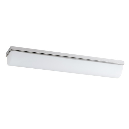Podélná - OS SYL51922 SYLVIA 1 X14 stropní/nástěnné skleněné svítidlo nerez / bílá IP44 4000 K 18W LED - OSMONT - foto 1