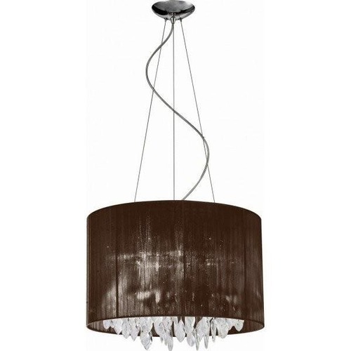 Válec - AZZ AZ0511 Závěsné svítidlo Azzardo Sidney round brown AZ0511 G9 7x40W IP20 45cm hnědé kulaté - AZZARDO - foto 1