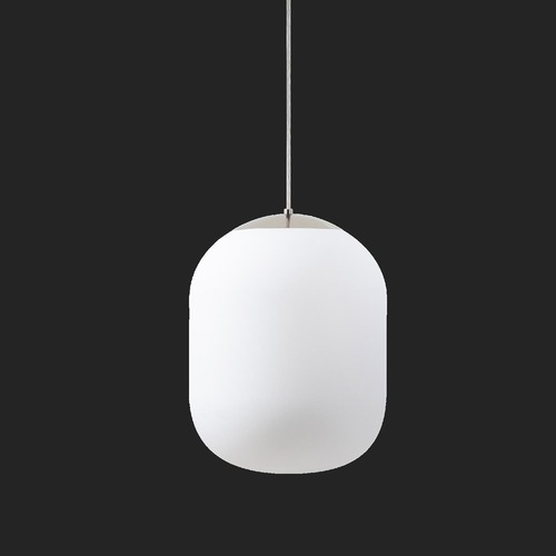 Koule - OS TAN62389 TANIA S1 HP závěsné skleněné svítidlo nerez broušená / bílá IP40 3000 K 52W LED DALI (původní kód OS 62389) - OSMONT - foto 1