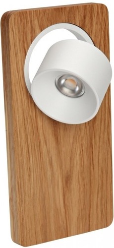 Dekorativní - LL 7974 Nástěnné svítidlo Beebo dřevo / bílá LED 5W 3000K - LINEA LIGHT - foto 1