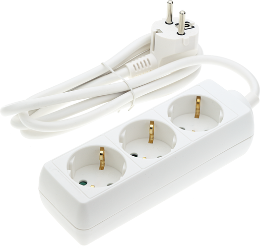 Zásuvky a adaptéry - Napájecí lišta 3 zásuvky - foto 1
