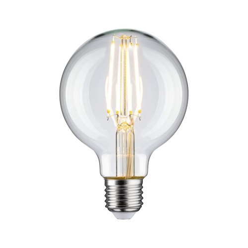 E27 - P 28956 Filament 230V LED Globe G80 E27 7,5W 2700K čirá - PAULMANN - foto 1