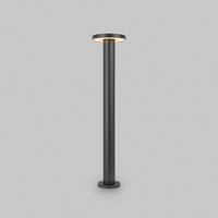 Sloupková - M O420FL-L12GF1 Venkovní sloupkové svítidlo Wald 3000K 12W 1000lm černý kov teplá bílá IP65 - MAYTONI