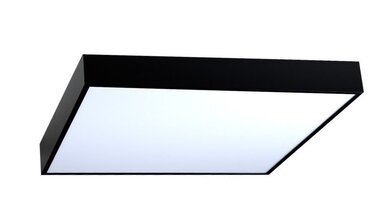 Hranatá - BPM 10194.45.SR.BK.OP.4K Stropní svítidlo ALABAMA S-LIGHT SQUARE LED 54,6W 4000K 5100lm 45x45cm černé (10194.45.SR.BK.OP.4K) - BPM