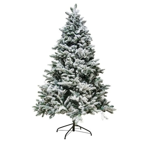 Vánoční stromky - DLED K064 DECOLED Umělý vánoční stromek bílý, 180 cm, smrček  s 2D a 3D jehličím - foto 1