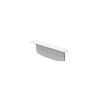 Krytky pro Al profily - LA 1004910 GRAZIA 60 zápustné, koncové krytky bílé - BIG WHITE (SLV)