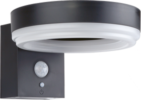 LED zahradní světla - LED nástěnná solární lampa PIR senzor