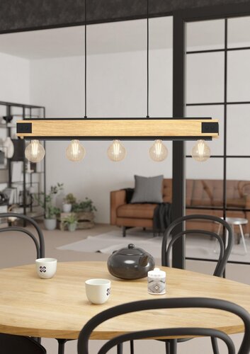 Hranatá - EG 43468 Závěsné svítidlo LAYHAM 43468 - EGLO - foto 1