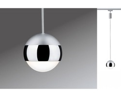 Svítidla - P 95457 URail LED závěsné svítidlo Capsule II 6W chrom matný stmívatelné - PAULMANN