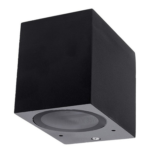 LED nástěnná svítidla Optonica - ZADNÍ SVÍTILNA HLINÍKOVÁ ČERNÁ BODY GU10 SOCKET - foto 1