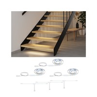 Dekorační - P 71219 MaxLED Stair LED Strip prodloužení 3x 0,5m 3x0,3W 64lm/m 2700K - PAULMANN