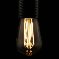 E27 - LA 1008156 LED Rusika Soft Cage LED-Leuchtmittel, E27, PHASE, 6W, 2200K - BIG WHITE (SLV)