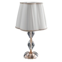 Stolní lampy dekorační - FAN I-RIFLESSO/L1 ORO Stolní lampa Lumetto Riflesso zlatá, patice E14, 25 x 47 cm - FANEUROPE