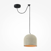Polokoule - M T451-PL-01-GR Závěsné svítidlo Broni 60W šedá kov beton - MAYTONI