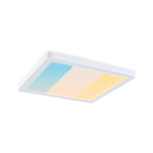 Hranatá - P 71266 LED Panel Atria Shine IP44 hranaté 190x190mm 8W 3000 - 6500K bílá - PAULMANN - foto 1