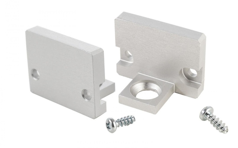 Krytky pro Al profily - IMPR 980021 Reprofil koncovka P-AU-10-12 sada 2 ks stříbrná elox 18,2 mm - DEKOLIGHT - foto 1