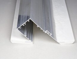 Bezrámečková - BPM 10554.M2.OP Profil Menorca LED šikmý IP43 1997mm opal difusor - BPM-WHITE (CRISMOSIL/MODULAR)