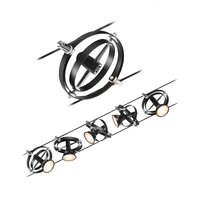 Sady - P 94440 Lankový systém Cardan matný chrom 5 spotů bez zdroje světla max. 10W GU5,3 DC 60VA - PAULMANN