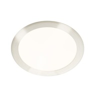 Kruhová - RED R12124 SLENDER R 22 zápustná matný nikl 230V LED 18W 3000K - RED - DESIGN RENDL
