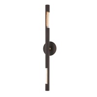 Dekorativní - HVLG B6881-CE Nástěnné svítidlo HENDRIX kov bronz E27 2x13W - HUDSON VALLEY (Troy)