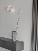 Nepřímé osvětlení - NV 9695229 Nástěnné svítidlo INFINITY saténový bílý kov LED 6W 230V 3000K IP20 - NOVA LUCE