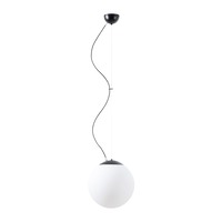 Koule - OS ADR52943 ADRIA L2 závěsné skleněné svítidlo černá / bílá IP40 25W E27 - OSMONT