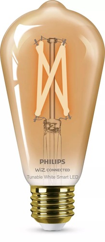 E27 - PH 8719514372269 WiZ Smart LED Žárovka Filament oranžová 7 W (ekv. 50 W) 640lm 2000-5000K ST64 E27 - PHILIPS - foto 1
