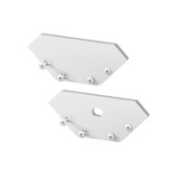 Difuzory a koncovky - Koncovka profilu P3-3 bílá