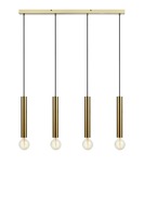 Podélná - MAR 108263 Sencillo závěsné svítidlo mosazné 4 lampy - Markslöjd