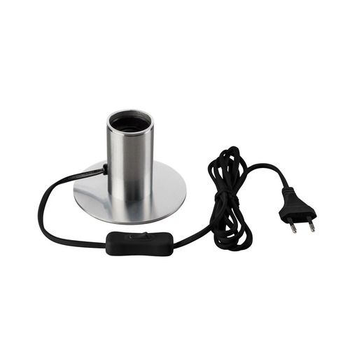 Stolní lampy dekorační - LA 1001678 Vnitřní stolní lampa FITU TL kartáčovaný Al, E27, max. 10W - BIG WHITE (SLV) - foto 1