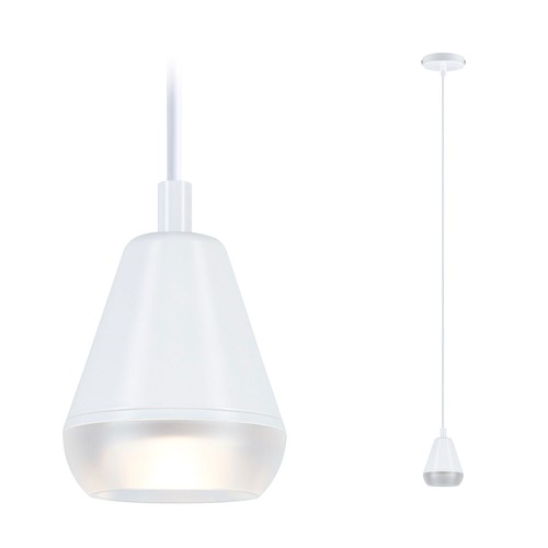Koupelnová - P 76991 LED závěsné svítidlo Luia GU10 max. 10W satén/bílá - PAULMANN - foto 1