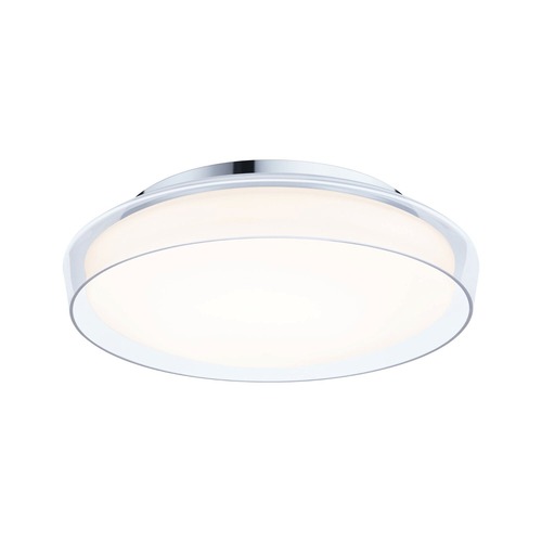 Kruhová - P 71075 Stropní svítidlo Luena LED IP44 3000K 230V 16,5W sklo/chrom - PAULMANN - foto 1