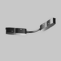 Lištové Magnetic Maytoni Exility - M TRA034CS-B-DE AKCE - Spojka radius 48V černý plast pro kolejnicový systém Exility - MAYTONI