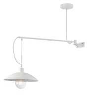 Dekorativní - FAN I-ELDORADO-AP-BCO Nástěnné svítidlo Eldorado, bílé, 1 x E27, 83 x 30 x 128 cm - FANEUROPE