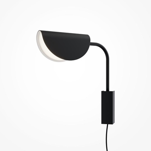 Dekorativní - M MOD126WL-01B Nástěnné svítidlo Mollis 28W G9 černý kov akrylát designové - MAYTONI - foto 1