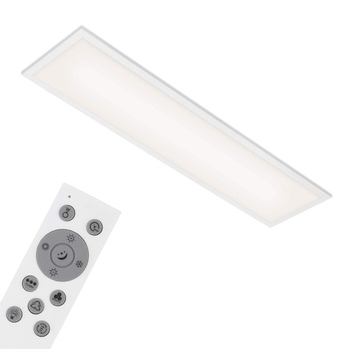 Hranatá - BRILO 7054-016 RGB CCT svítidlo LED panel, 100 cm, 24 W, bílé - BRILO - foto 1