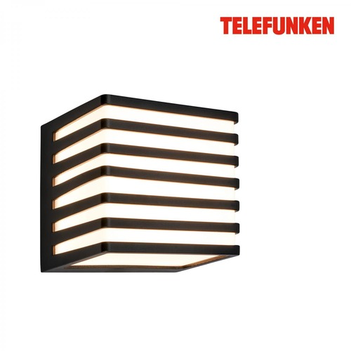 Nástěnná - TF 321905TF TELEFUNKEN LED venkovní nástěnné svítidlo, voděodolné a prachotěsné, kostka, černá/bílá - BRILONER - foto 1