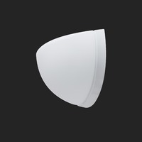 Dekorativní - OS NEL59450 NELA DL1 nástěnné skleněné svítidlo bílá IP43 3000 K 8W LED (původní kód OS 59450) - OSMONT