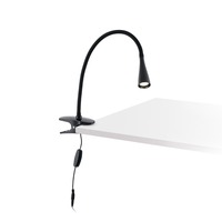Stolní lampy s klipem - FARO 52061 LENA černá stolní lampa s klipem - FARO
