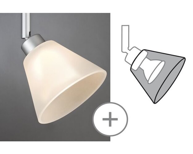 Svítidla - P 60012 Stínidlo DecoSystems max.50W, Kegi bílá - PAULMANN - foto 1