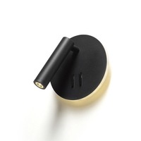 Bodová - RED R13765 THALIA nástěnná černá satinovaný akryl 230V LED 6+3W 3000K - RED - DESIGN RENDL