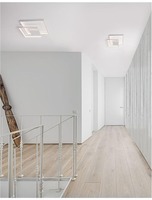 Hranatá - NV 9364036 Stropní svítidlo PORTO bílá ocel hliník a akryl LED 30W 230V 3000K IP20 stmívatelné - NOVA LUCE