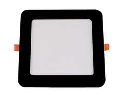 LED panely - 6W LED Vestavěný Slim modul Square 3CCT Černá