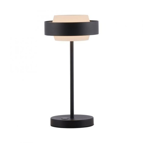 Stolní lampy dekorační - LD 14133-18 Kolekce Schöner Wohnen LED stolní lampa Elmo černá dotykový stmívač, 3000K - JUST LIGHT - foto 1
