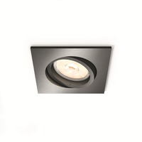 Hranatá - PH 50401/99/PN Zapuštěné bodové podhledové svítidlo Philips Donegal 50401/99/PN šedé - PHILIPS (915005424601)