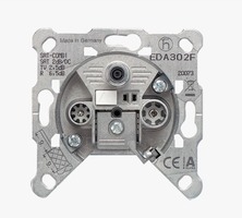 Vypínače a zásuvky - JU EDA302F VÝPRODEJ VZORKU - Zásuvka Universal Sat/TV EDA 302 F - JUNG